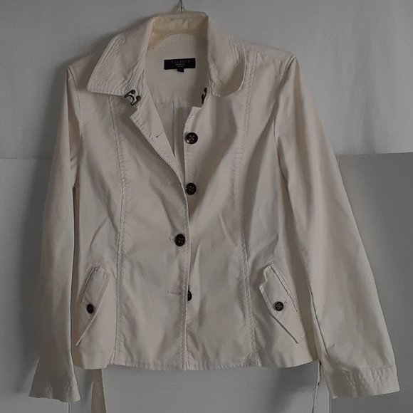 Talbots Cotton Blend Belted Blazer/Jacket - Picture 2 of 10